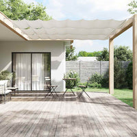 vidaXL Toldo vertical 60x800 cm tecido oxford branco