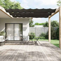 vidaXL Toldo vertical 140x270 cm tecido oxford branco