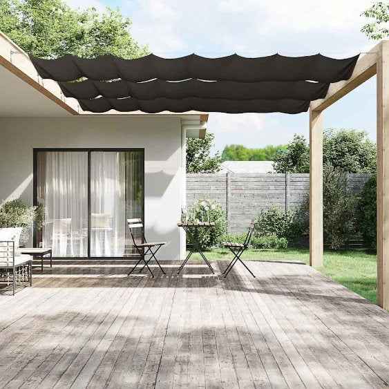 vidaXL Toldo vertical 60x800 cm tecido oxford branco