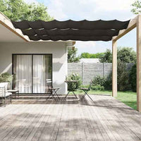 vidaXL Toldo vertical 60x800 cm tecido oxford branco