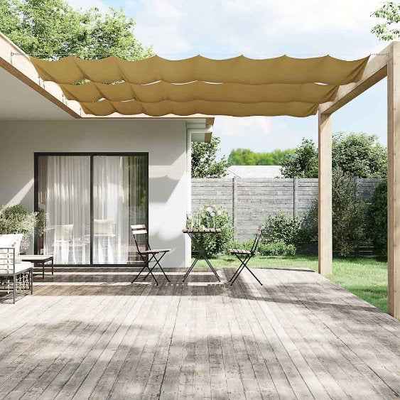 vidaXL Toldo vertical 60x800 cm tecido oxford branco