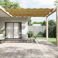 vidaXL Toldo vertical 60x800 cm tecido oxford branco