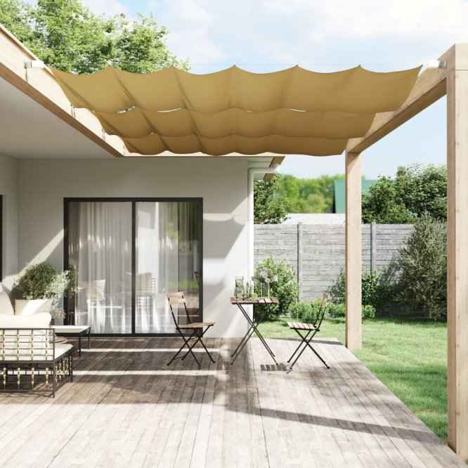 vidaXL Toldo vertical 140x270 cm tecido oxford branco