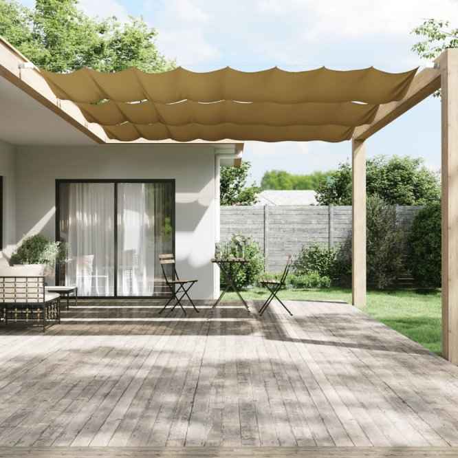 vidaXL Toldo vertical 140x270 cm tecido oxford branco