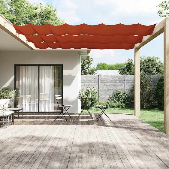 vidaXL Toldo vertical 60x800 cm tecido oxford branco
