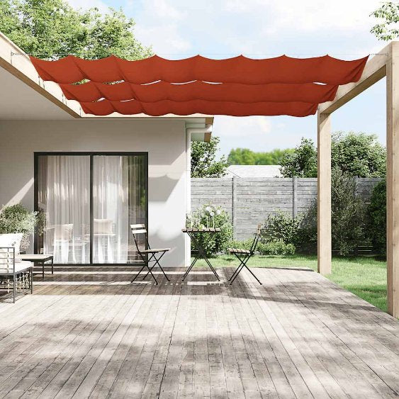 vidaXL Toldo vertical 60x800 cm tecido oxford branco
