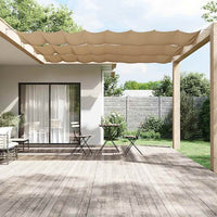 vidaXL Toldo vertical 60x800 cm tecido oxford branco