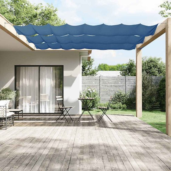 vidaXL Toldo vertical 60x800 cm tecido oxford branco