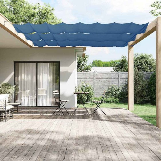 vidaXL Toldo vertical 60x800 cm tecido oxford branco