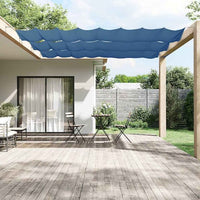 vidaXL Toldo vertical 60x800 cm tecido oxford branco