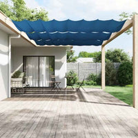 vidaXL Toldo vertical 140x270 cm tecido oxford branco