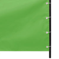 vidaXL Tela de varanda 80x240 cm tecido oxford verde-claro