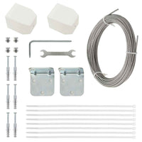 vidaXL Tela de varanda 80x240 cm tecido oxford verde-claro