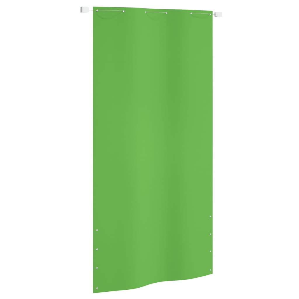 vidaXL Tela de varanda 80x240 cm tecido oxford verde-claro
