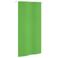 vidaXL Tela de varanda 80x240 cm tecido oxford verde-claro
