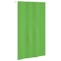 vidaXL Tela de varanda 80x240 cm tecido oxford verde-claro