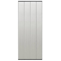 vidaXL Cortina para porta anti-insetos 100x220 cm poliéster preto
