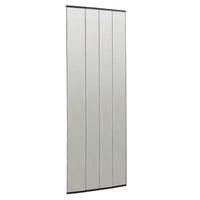 vidaXL Cortina para porta anti-insetos 100x220 cm poliéster preto