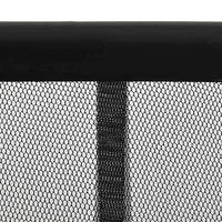 vidaXL Cortina para porta anti-insetos 100x220 cm poliéster preto