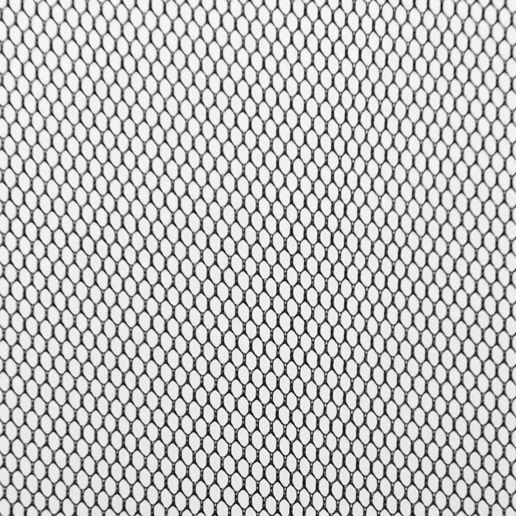 vidaXL Cortina para porta anti-insetos 100x220 cm poliéster preto
