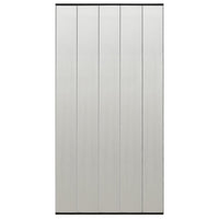 vidaXL Cortina para porta anti-insetos 100x220 cm poliéster preto