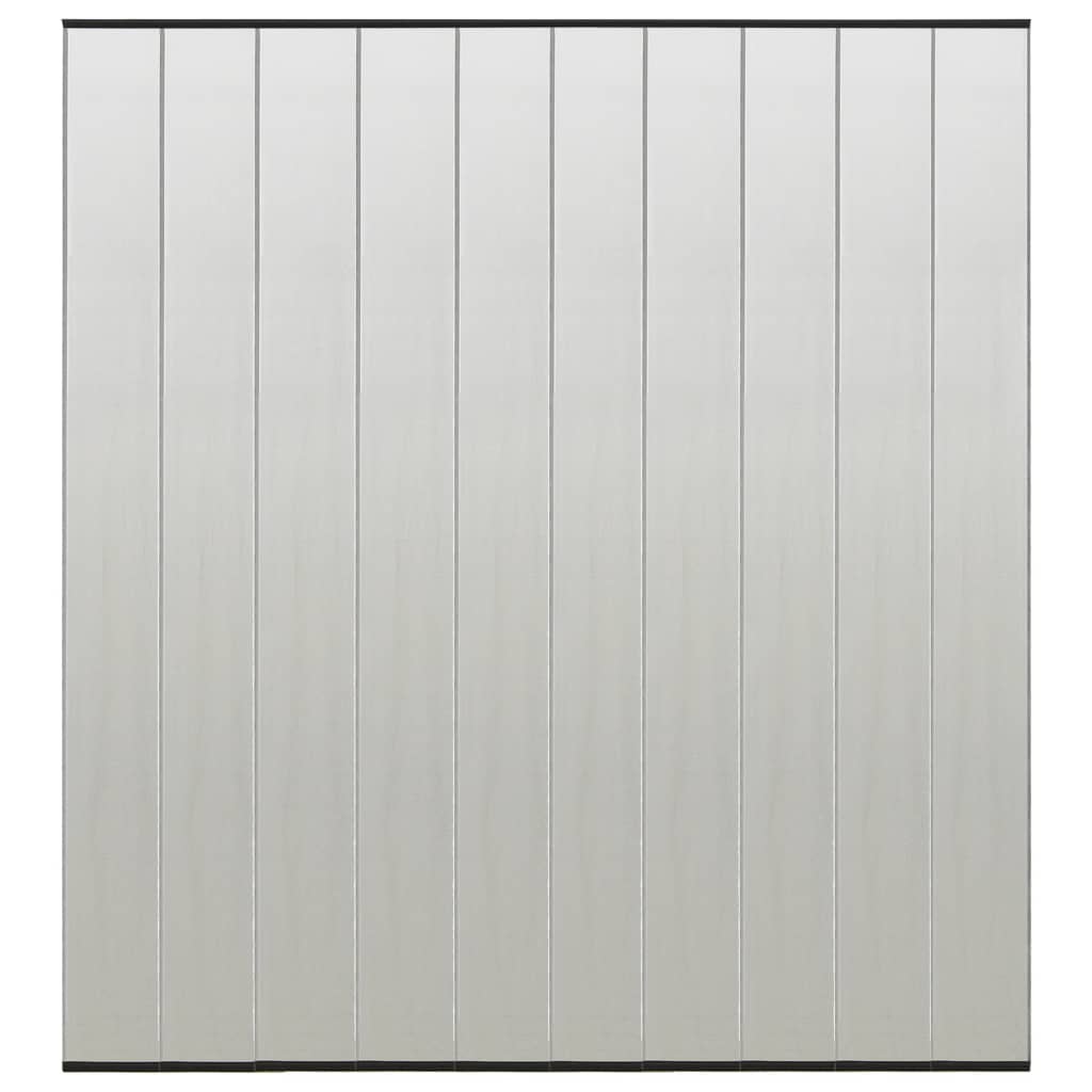 vidaXL Cortina para porta anti-insetos 100x220 cm poliéster preto