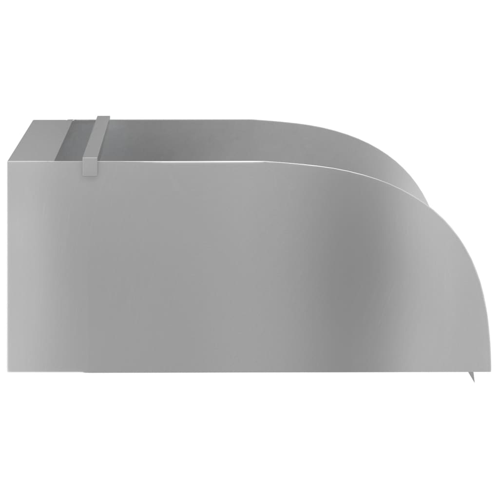 vidaXL Cascata com luzes LED 30x34x14 cm aço inoxidável 304