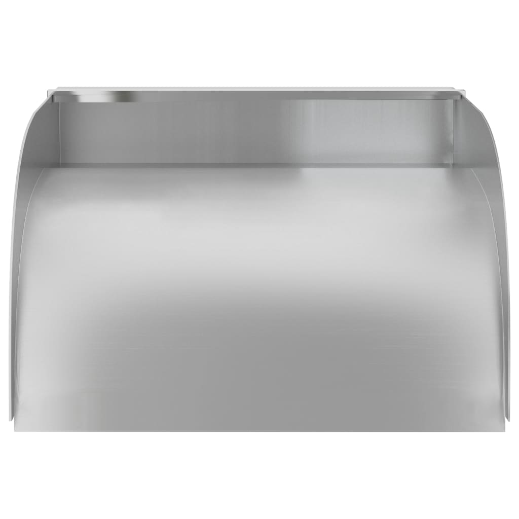 vidaXL Cascata com luzes LED 30x34x14 cm aço inoxidável 304