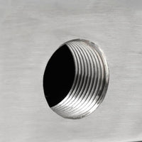 vidaXL Cascata com luzes LED 30x34x14 cm aço inoxidável 304