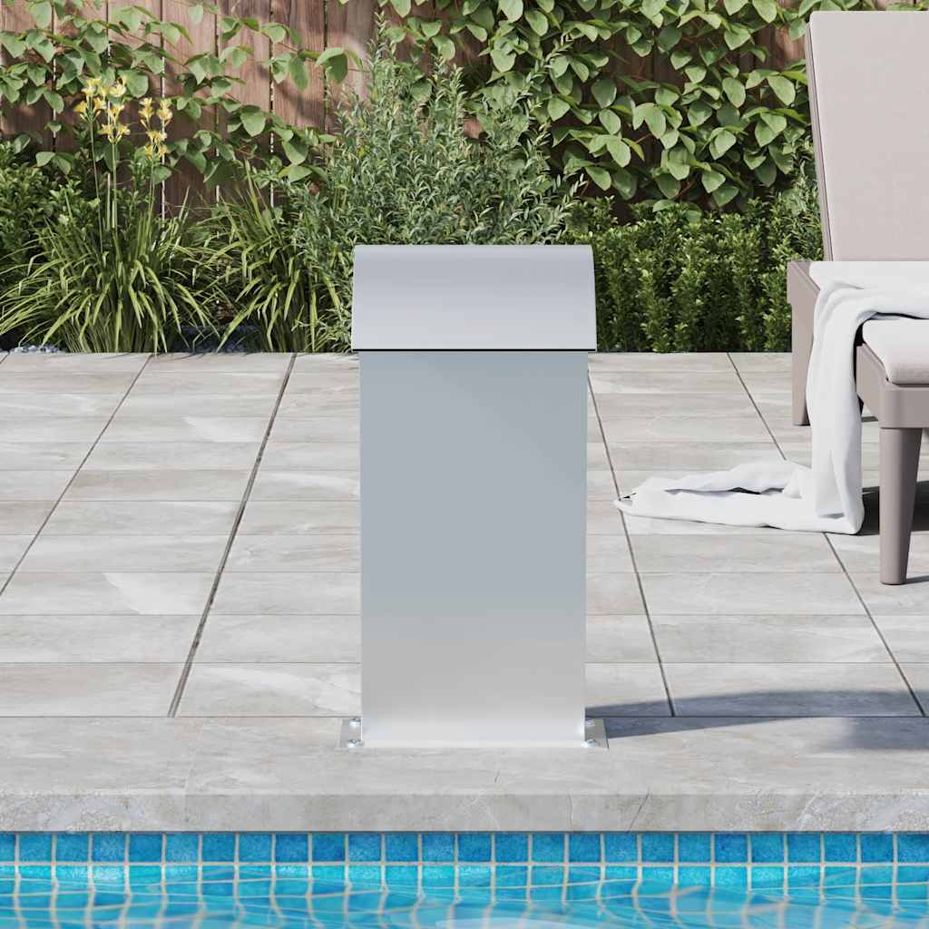 vidaXL Fonte de piscina 50x30x60 cm aço inoxidável 304