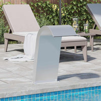 vidaXL Fonte de piscina 50x30x60 cm aço inoxidável 304