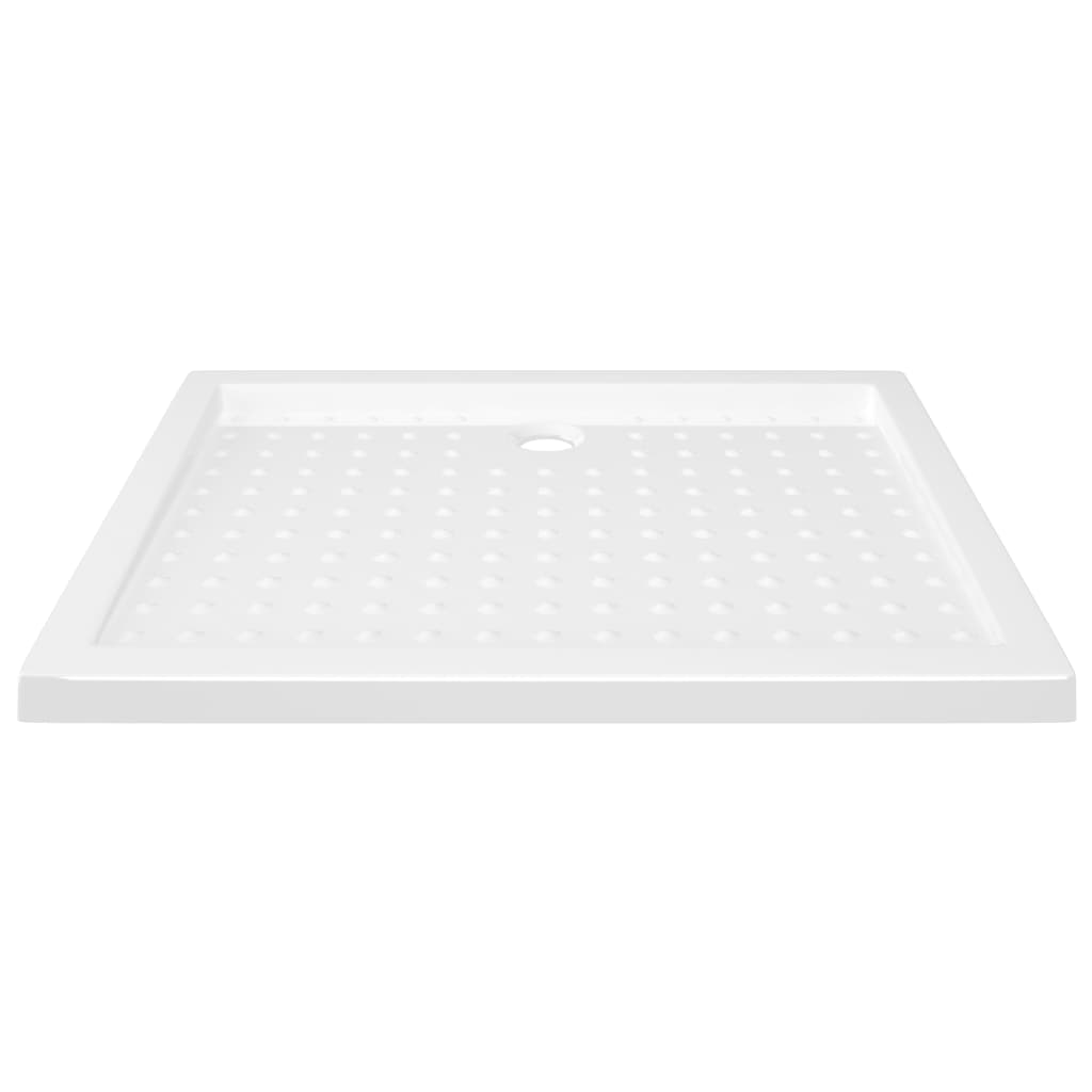vidaXL Base de chuveiro com pontos 90x70x4 cm ABS branco