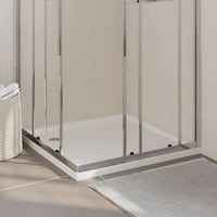 vidaXL Base de chuveiro retangular 70x90 cm ABS