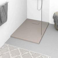 vidaXL Base de chuveiro SMC branco 80x80 cm