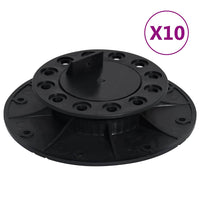 vidaXL Pés ajustáveis para pavimento 10 pcs 25-40 mm