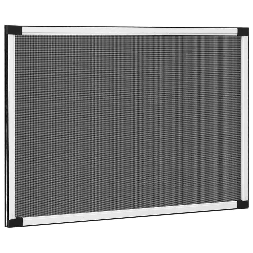 vidaXL Tela anti-insetos extensível p/ janelas (75-143)x50 cm branco
