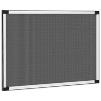 vidaXL Tela anti-insetos extensível p/ janelas (75-143)x50 cm branco