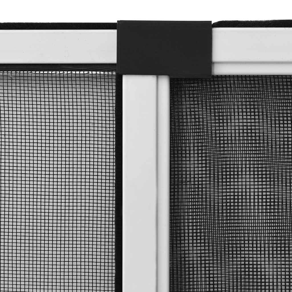 vidaXL Tela anti-insetos extensível p/ janelas (75-143)x50 cm branco