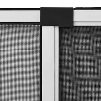 vidaXL Tela anti-insetos extensível p/ janelas (75-143)x50 cm branco
