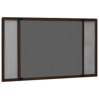 vidaXL Tela anti-insetos extensível p/ janelas (75-143)x50 cm branco