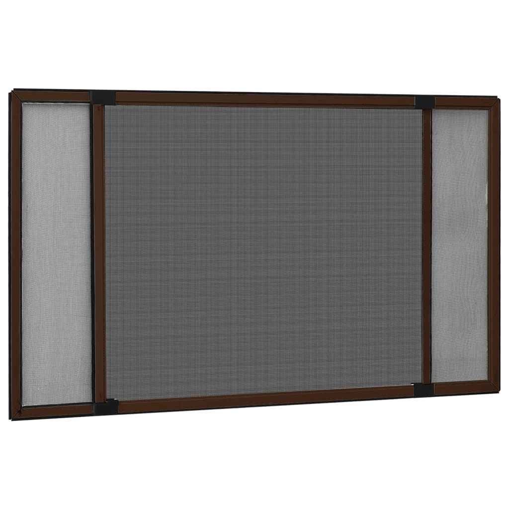 vidaXL Tela anti-insetos extensível p/ janelas (75-143)x50 cm branco