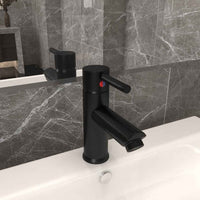 vidaXL Torneira para lavatório de casa de banho 130x176 mm cromado