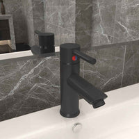 vidaXL Torneira para lavatório de casa de banho 130x176 mm cromado