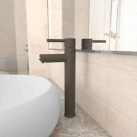 vidaXL Torneira para casa de banho, cobre