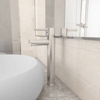 vidaXL Torneira para casa de banho, cobre