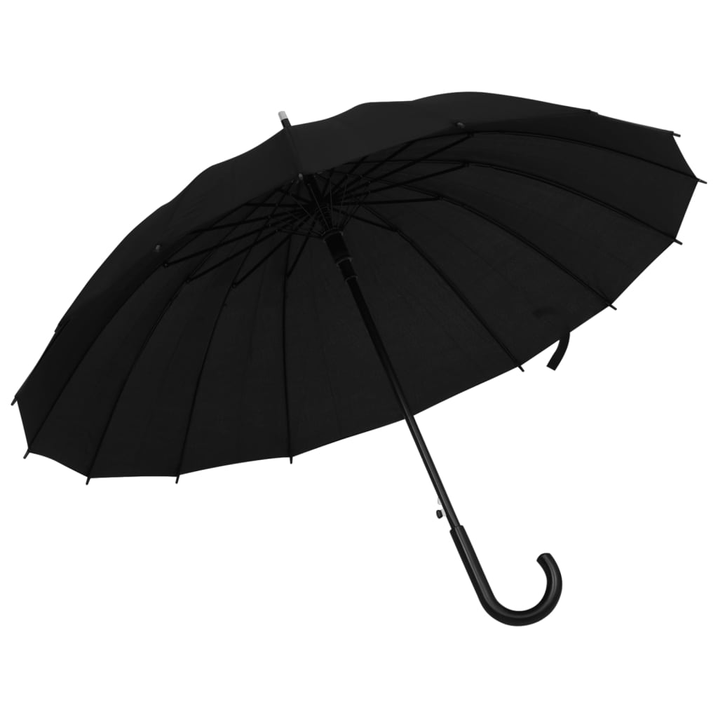 vidaXL Guarda-chuva automático 105 cm preto