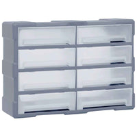 vidaXL Caixa organizadora com 38 gavetas 52x16x37,5 cm