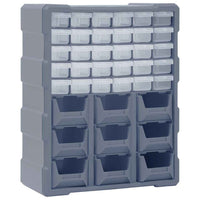 vidaXL Caixa organizadora com 38 gavetas 52x16x37,5 cm