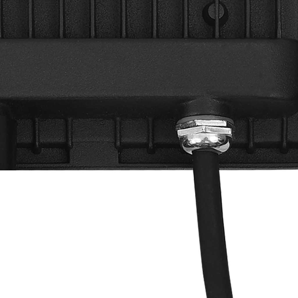 vidaXL Projetor c/ iluminação LED e sensor 10 W branco quente