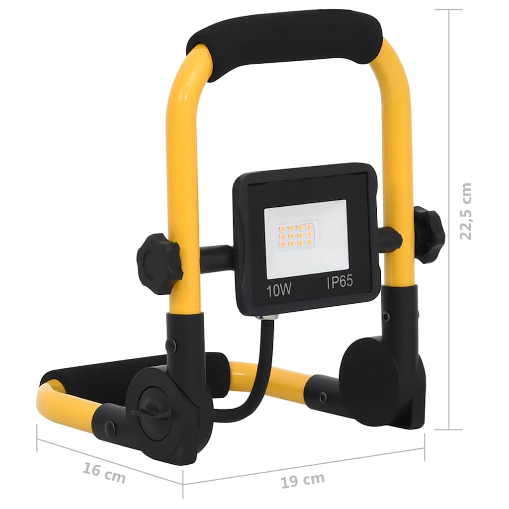 vidaXL Projetor c/ iluminação LED e pega 10 W